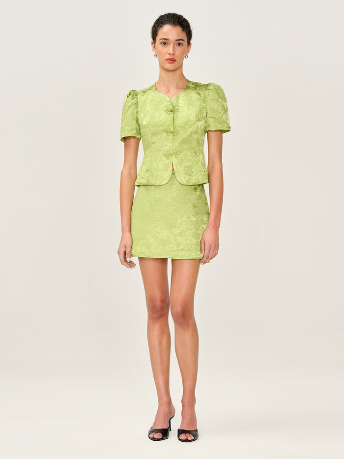 Patty Skirt in Lima Bean