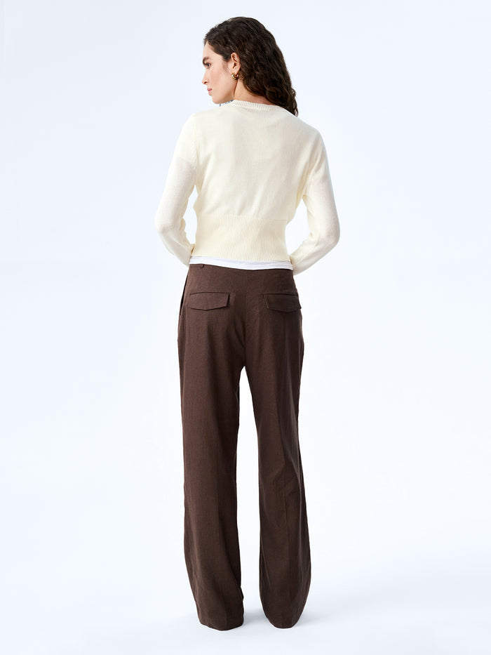 Pearl Trouser in Chocolate