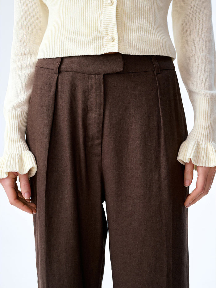Pearl Trouser in Chocolate