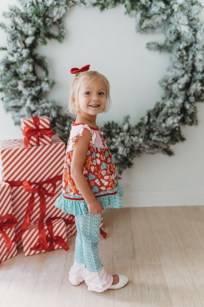 Peppermint Dot Parade Scrappy Leggings