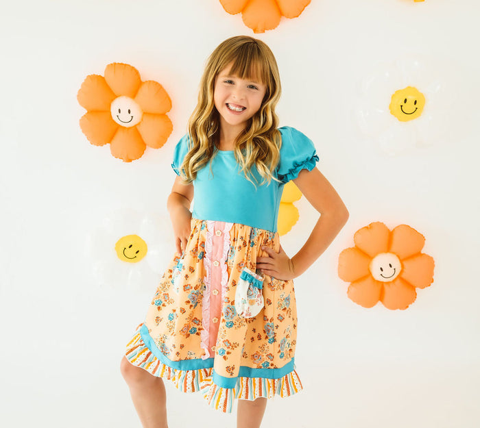 Petals & Pockets Ruffle Dress