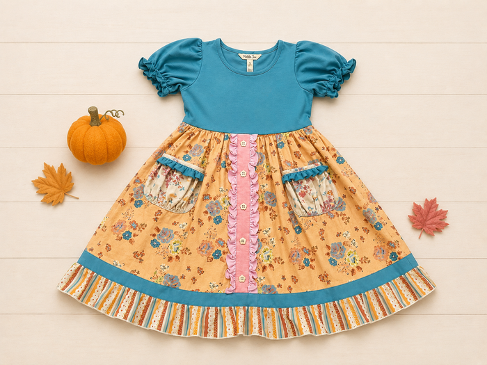 Petals & Pockets Ruffle Dress