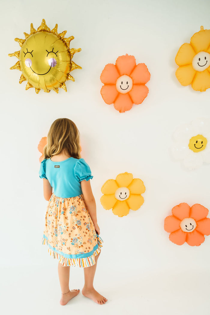 Petals & Pockets Ruffle Dress