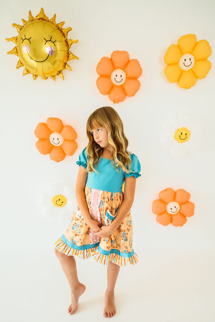 Petals & Pockets Ruffle Dress