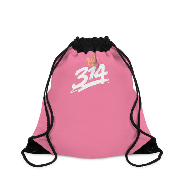Pink 314 Crown Drawstring Gym Sack - 314 Originals