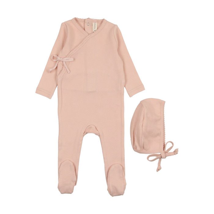 Pinpoint Wrapover Footie Set
