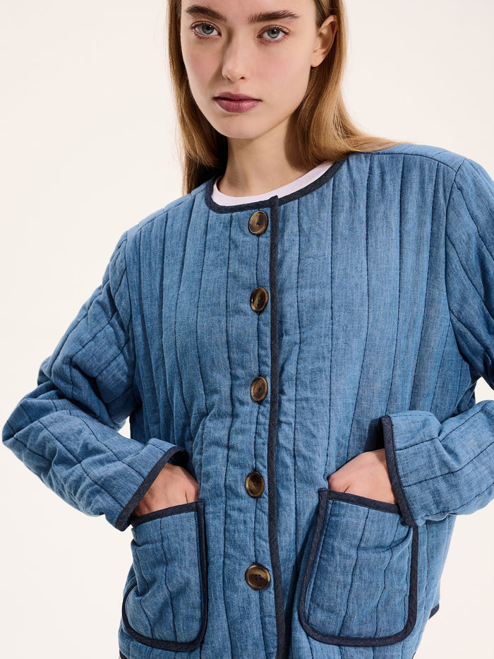 Piper Jacket in Blue