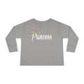 "Princess" Script Top with Gold Crown-Toddler Long Sleeve Tee - 314 Originals