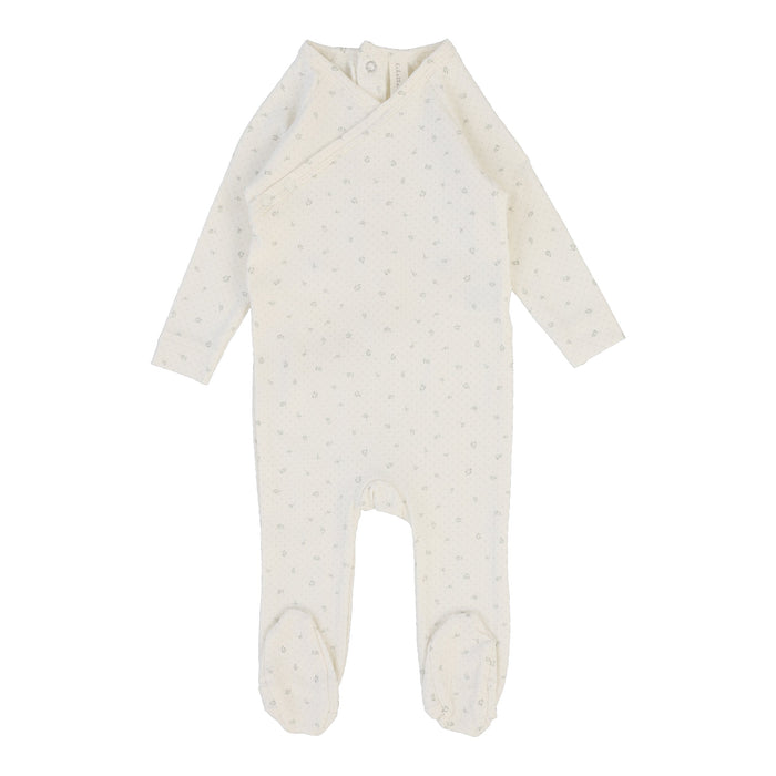 Printed Wrapover Footie
