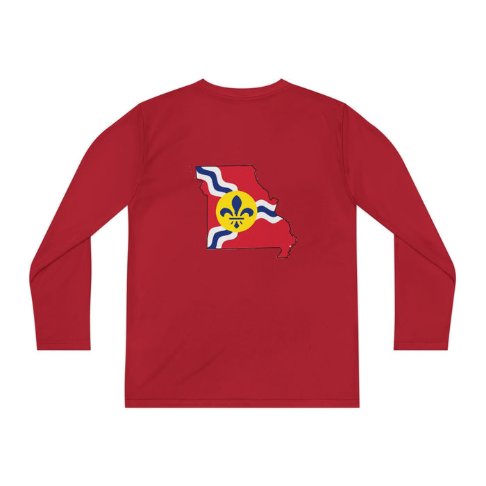 Missouri State Flag Youth Long Sleeve Tee - 314 Originals