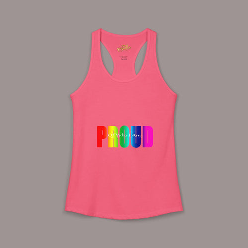 'PROUD' Women's Ideal Racerback Tank - 314 Originals