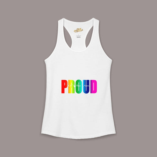 'PROUD' Women's Ideal Racerback Tank - 314 Originals
