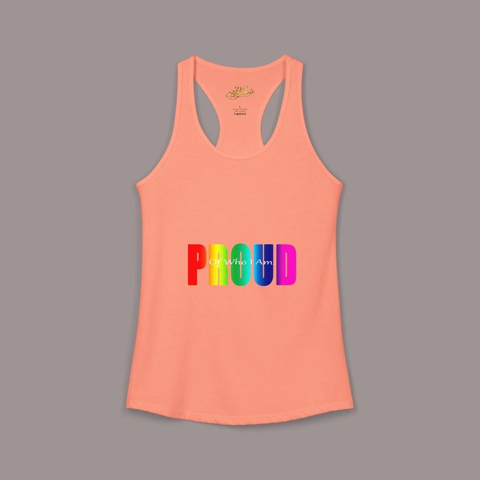 'PROUD' Women's Ideal Racerback Tank - 314 Originals