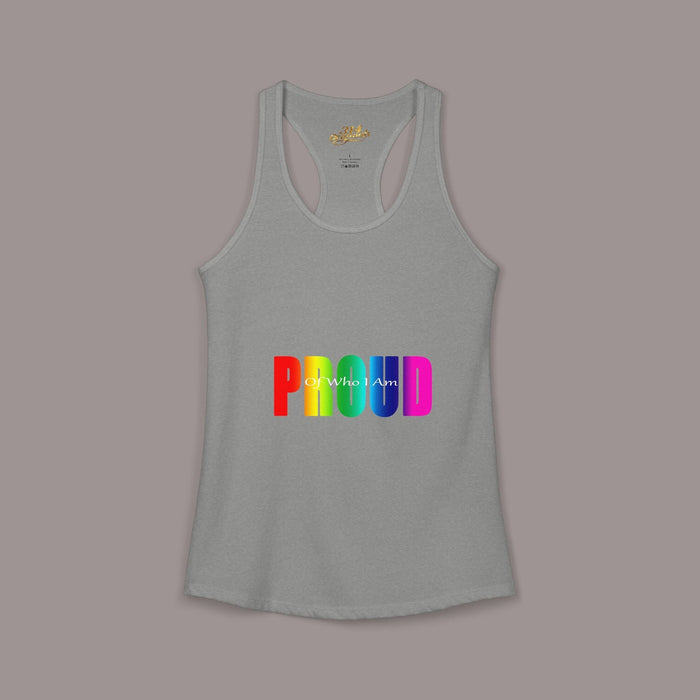 'PROUD' Women's Ideal Racerback Tank - 314 Originals