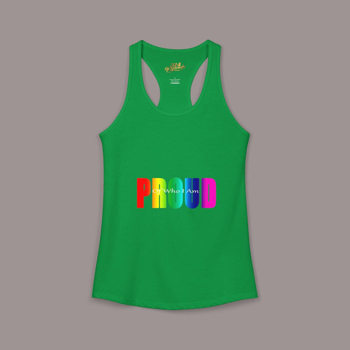 'PROUD' Women's Ideal Racerback Tank - 314 Originals