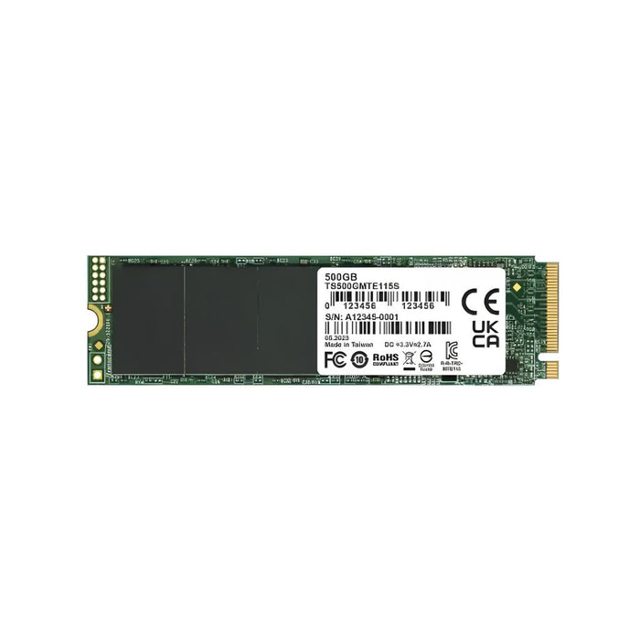 Pull Out 500GB M.2 NVMe PCIe 3.0 SSD, 3000MB/s