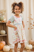 Pumpkin Patch Picnic Shimmer Dress (Pre-Order)