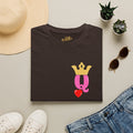 Queen Q Crown T-Shirt — Pink & Gold Heart Logo Tee - 314 Originals