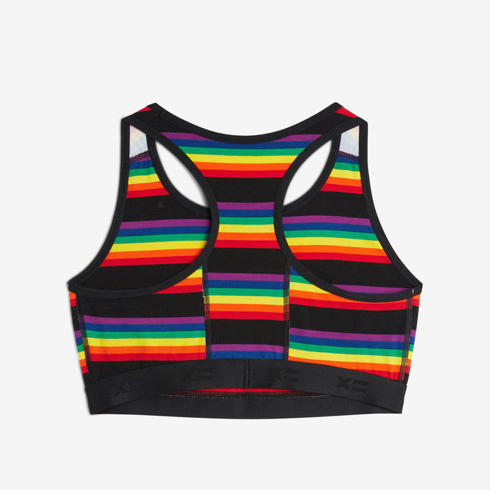 Racerback Soft Bra - Stripe Unbound