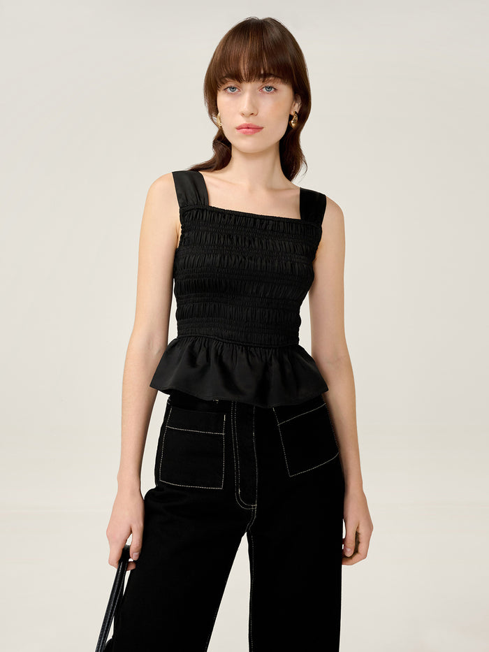 Rain Top in Black