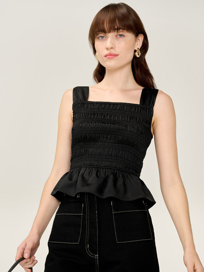 Rain Top in Black