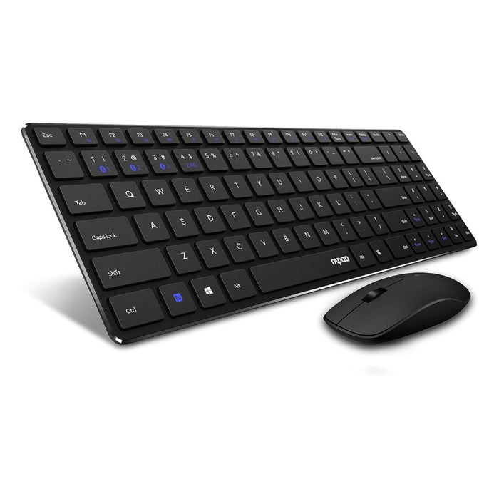 Rapoo 9320M Wireless Keyboard and Mouse Combo Kit  - Black