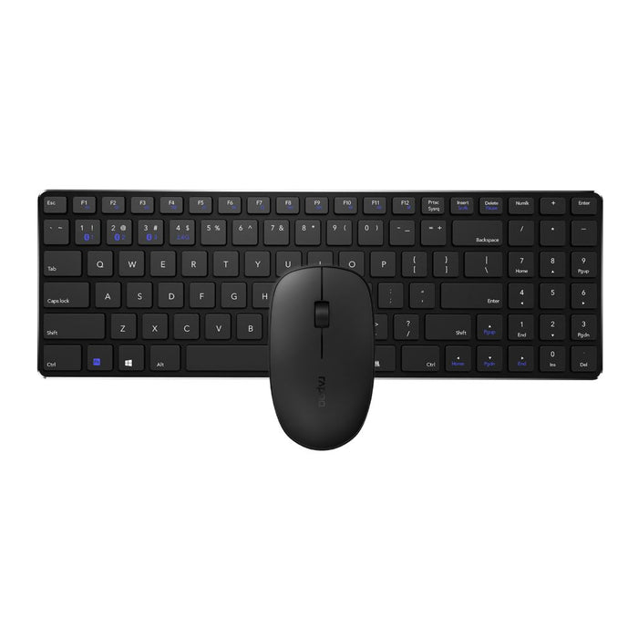 Rapoo 9320M Wireless Keyboard and Mouse Combo Kit  - Black