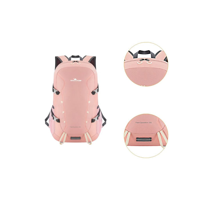 Raptor Travel Hiking Compartments Backpack 15.6-inch Laptop -Pink