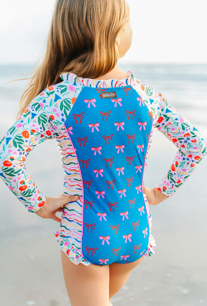Rash Guard Swimsuit - Long Sleeve | Boho Blossom