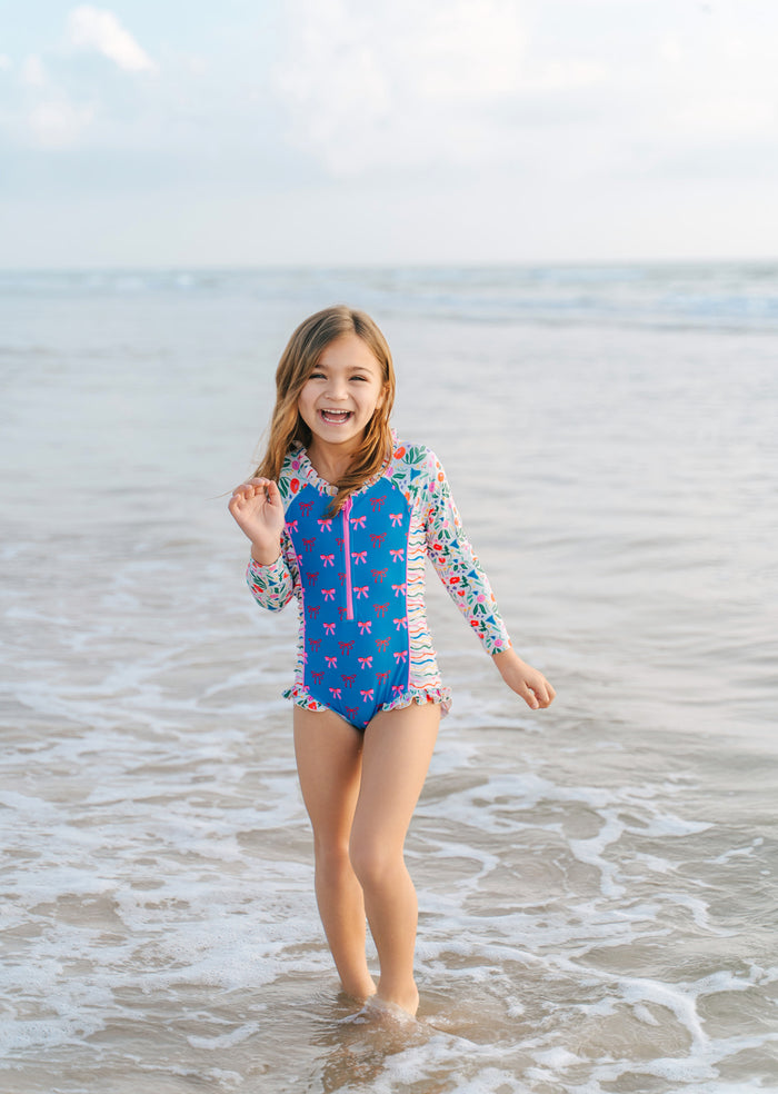Rash Guard Swimsuit - Long Sleeve | Boho Blossom