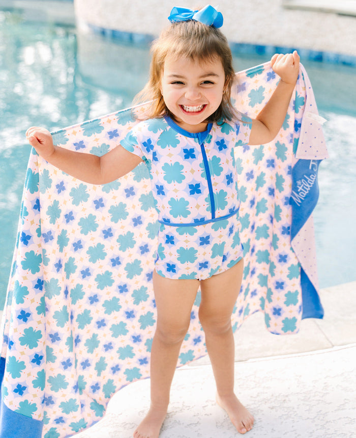 Rash Guard Swimsuit - Short Sleeve | Mod Petal