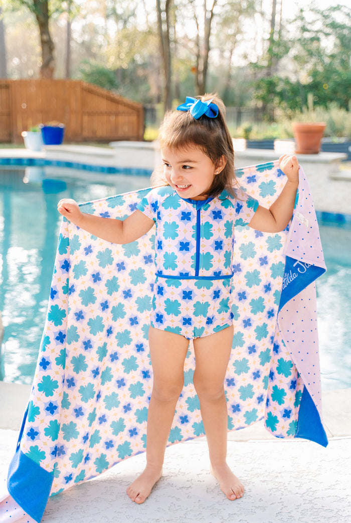 Rash Guard Swimsuit - Short Sleeve | Mod Petal