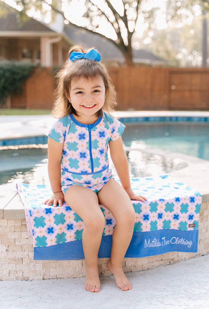 Rash Guard Swimsuit - Short Sleeve | Mod Petal