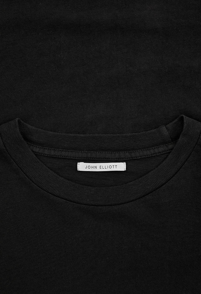 Recycled Cotton LS University Tee / Black