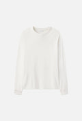Recycled Cotton LS University Tee / Salt
