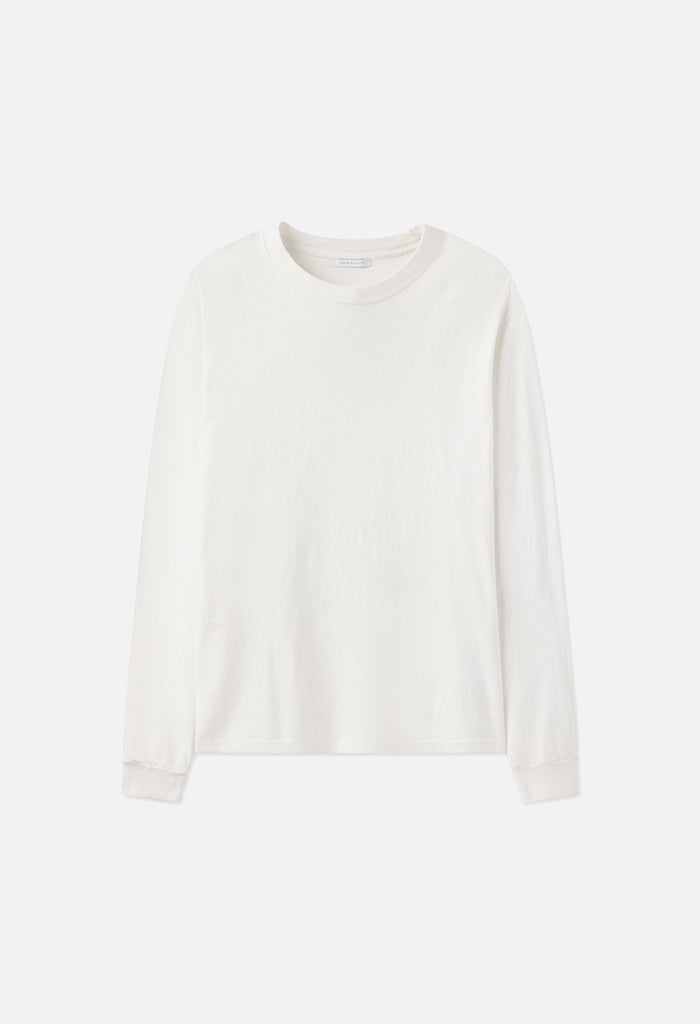 Recycled Cotton LS University Tee / Salt