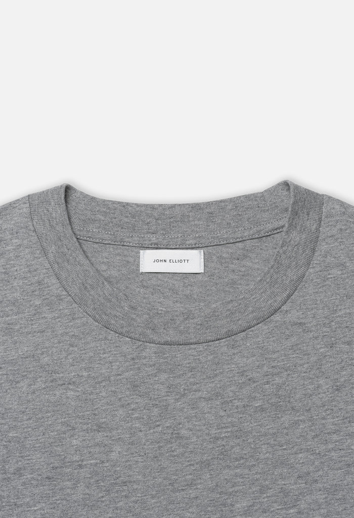 Recycled Cotton University Tee / Heather Grey