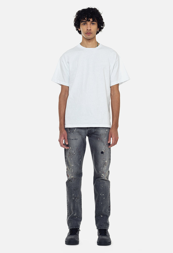 Recycled Cotton University Tee / White