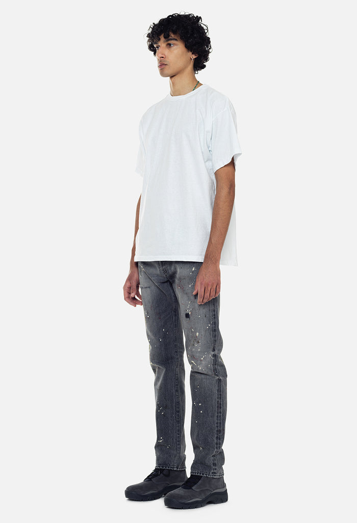 Recycled Cotton University Tee / White