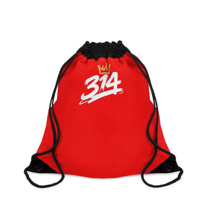 Red 314 Crown Drawstring Gym Sack - 314 Originals