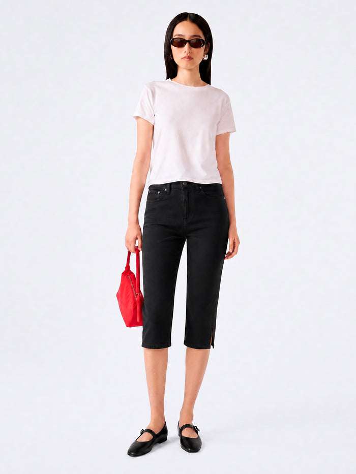 Rhone Capri Jean in Black