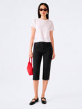 Rhone Capri Jean in Black