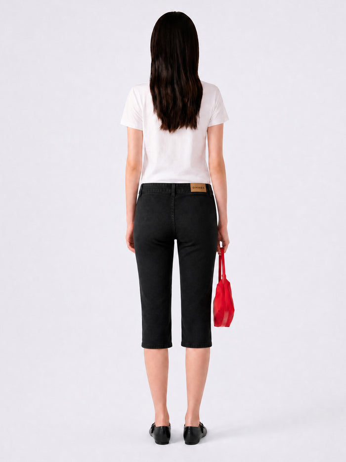 Rhone Capri Jean in Black