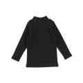 Ribbed Mockneck - Black
