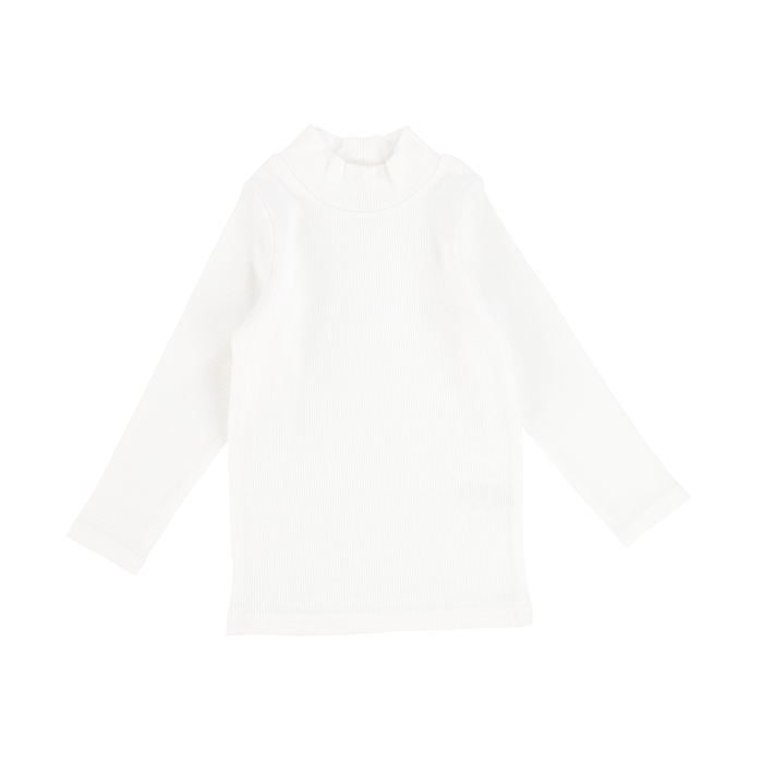 Ribbed Mockneck - Black