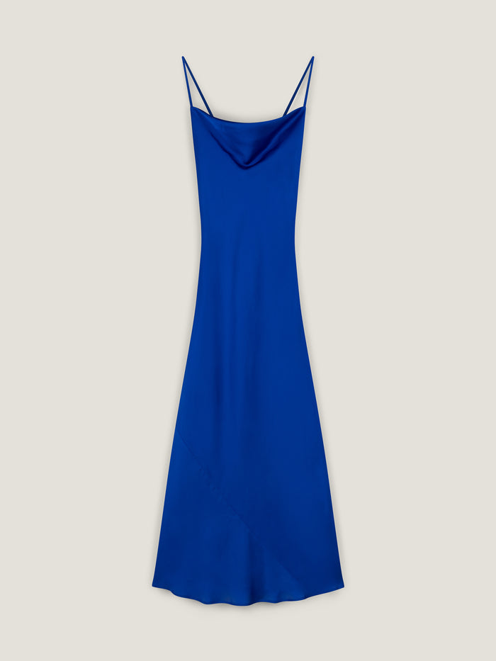 Riviera Dress in Cobalt