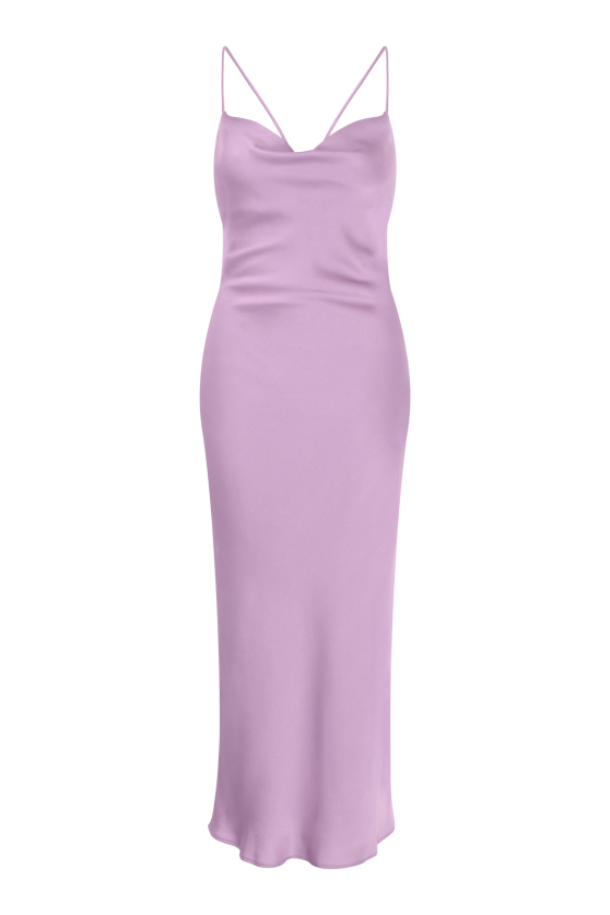 Riviera Midi Dress in Lavender