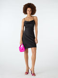 Black strappy mini dress