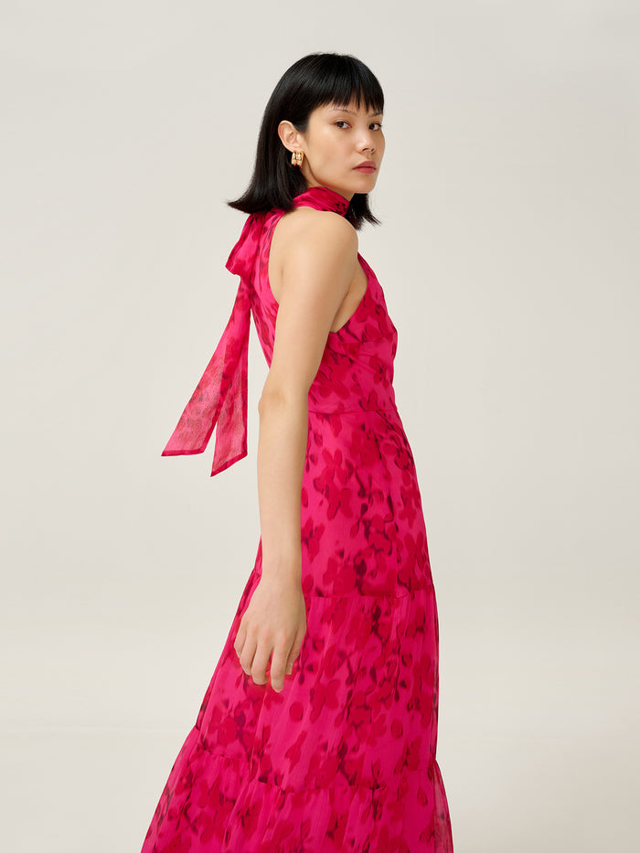 Romeo Dress in Hazy Petal Print