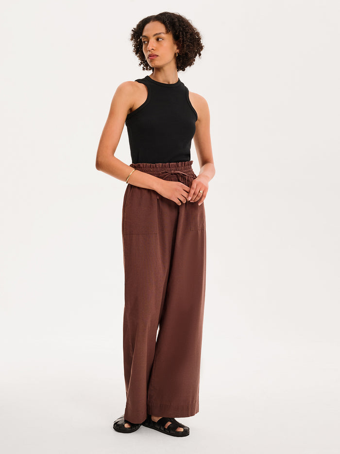 Rommy Trouser in Chocolate